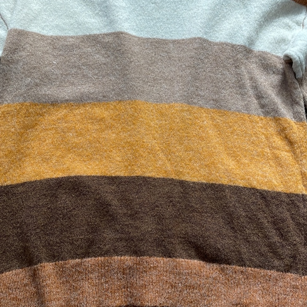 Pink lily color block cardigan - Picture 5 of 5